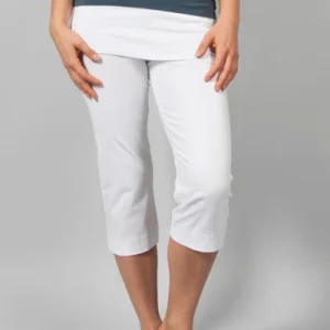 Pantalon 3/4 Inderjit blanc