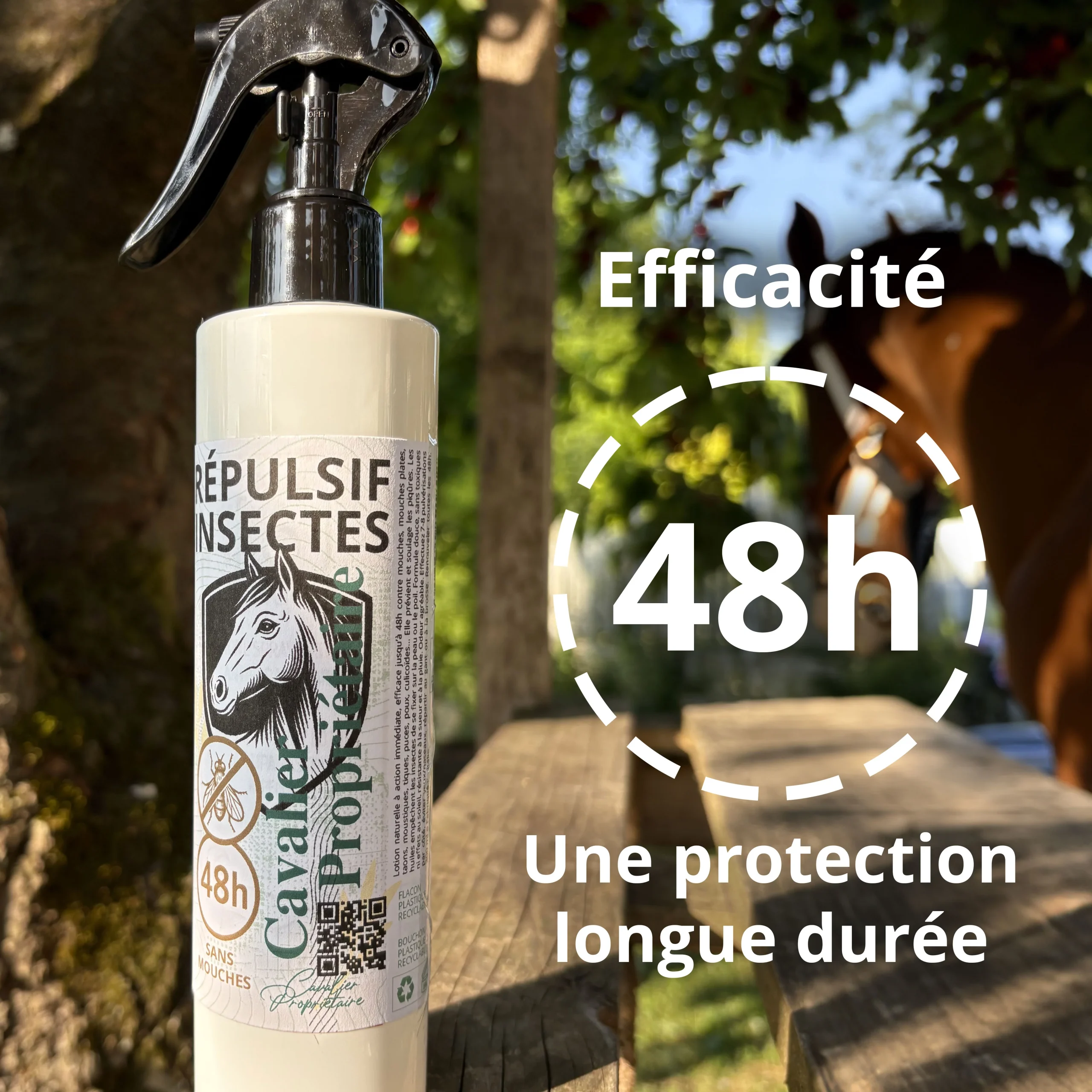 Répulsif insectes Spray 48h sans mouches double barrière – Image 2