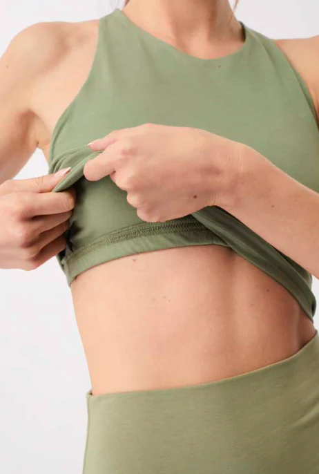 Brassière Cross Top Bras - Mossy – Image 3