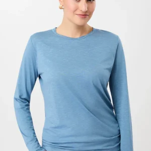 Easy Longsleeve Shirt - Wave Ocean blue