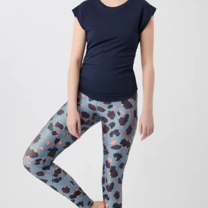 Printed Fitness Leggings -  Kiss of Klimt - Mandala - Recycled