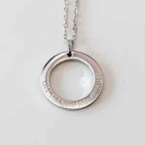 Collier Mantra "Om Mani Padme OM"