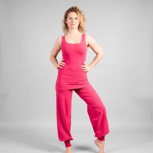 Pantalon Sohang framboise