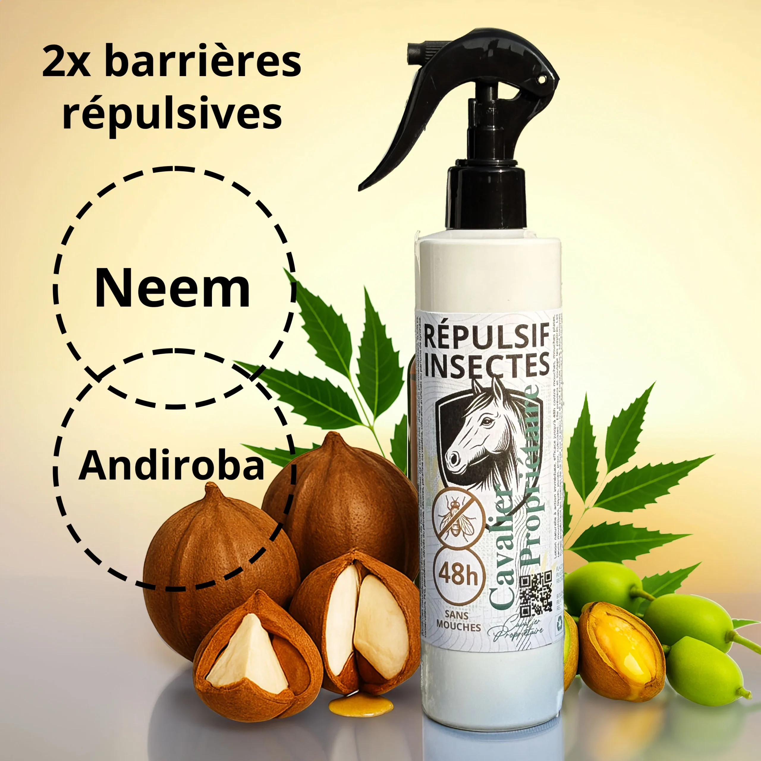 Répulsif insectes Spray 48h sans mouches double barrière – Image 5