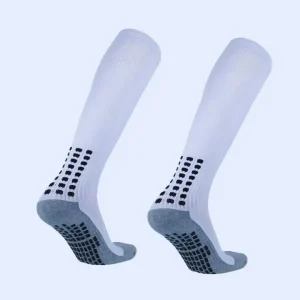 CHAUSSETTE ANTIDÉRAPANTE FOOT BLANCHE