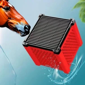 Cube robuste purificateur pour abreuvoir de cheval