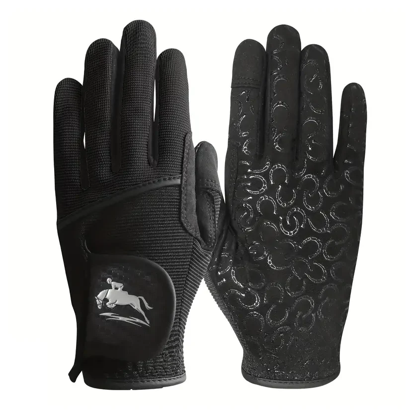 Gants d'équitation confortables antidérapants ajustables – Image 6