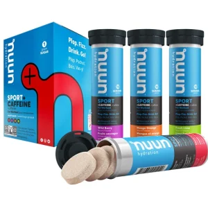 Comprimes NUUN Assorties Cafeine 4 Pack