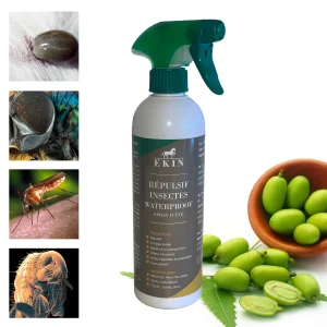 Ekin spray anti piqures d'insectes pour cheval d'équitation