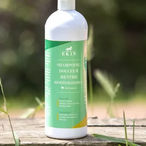 Shampoing Naturel et Respectueux de la peau de cheval - Enrichi en huile essentielle de cèdre et menthe poivrée
