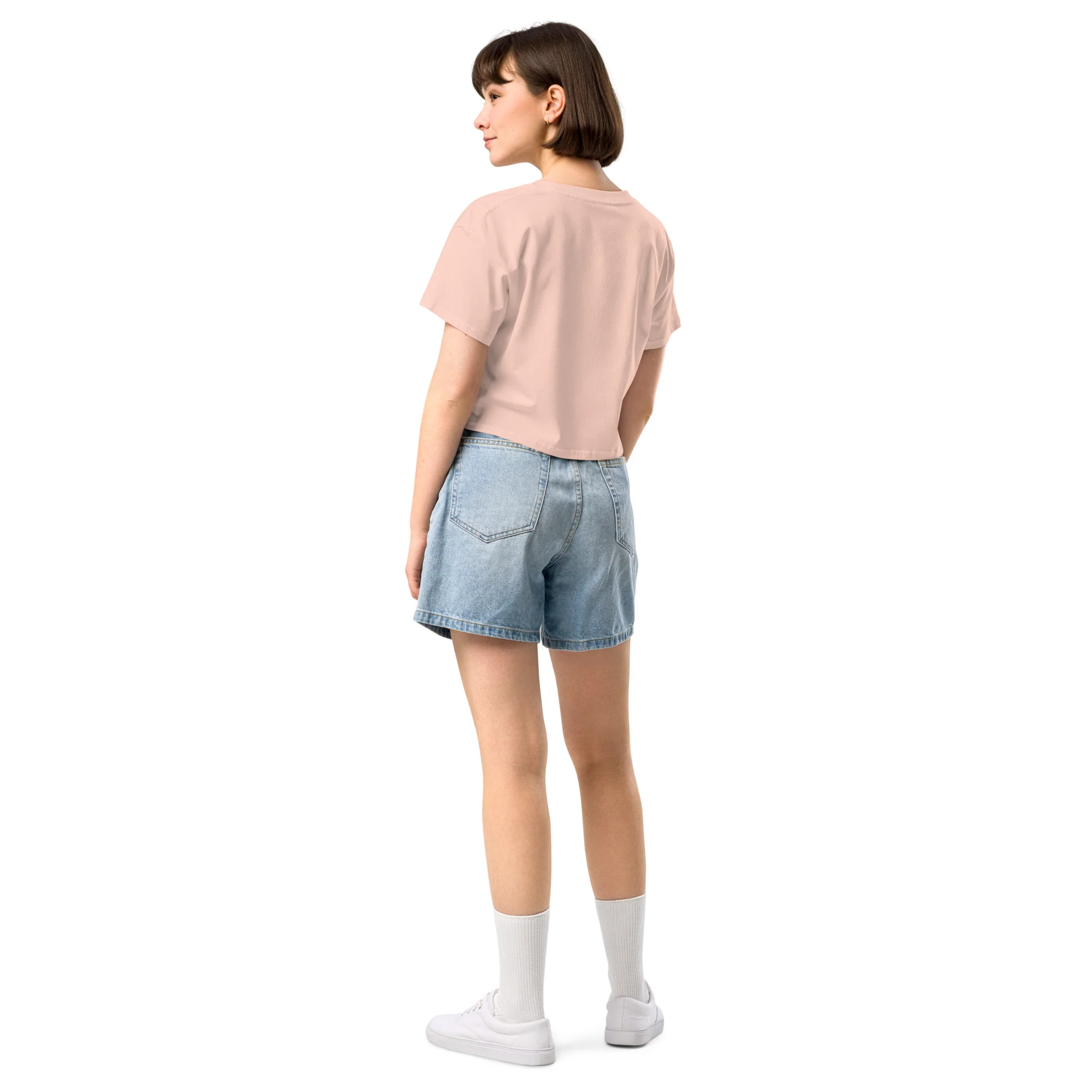 đ Crop Top Femme "Rose Reef" â Image 4